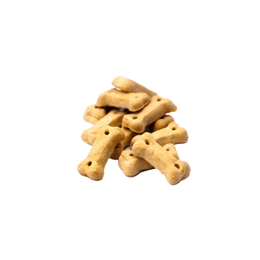 Small pile of peanut mini bones.