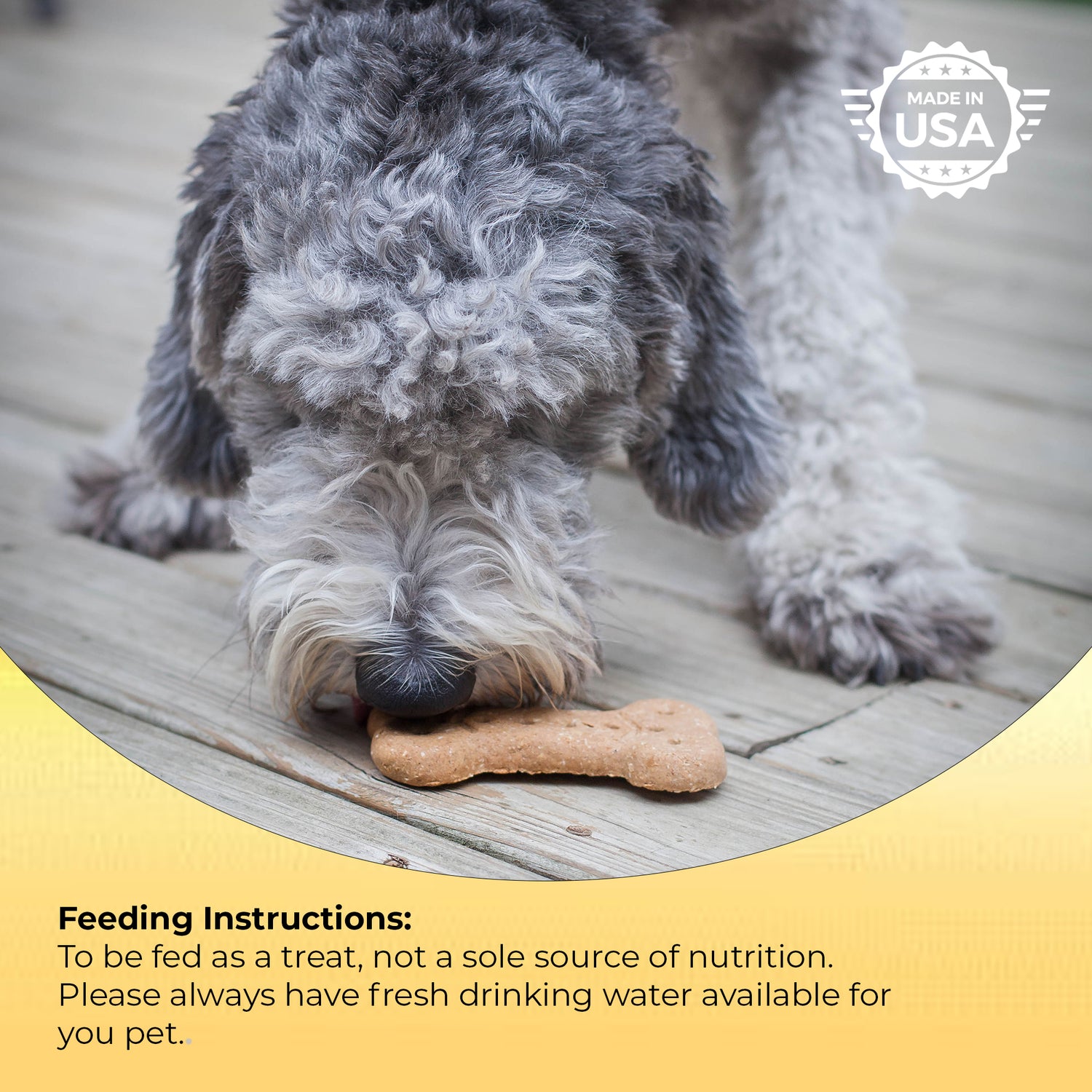 Feeding instructions: To be fed as a treat, not a sole source of nutrition. Please always have fresh drinking water available for your pet.