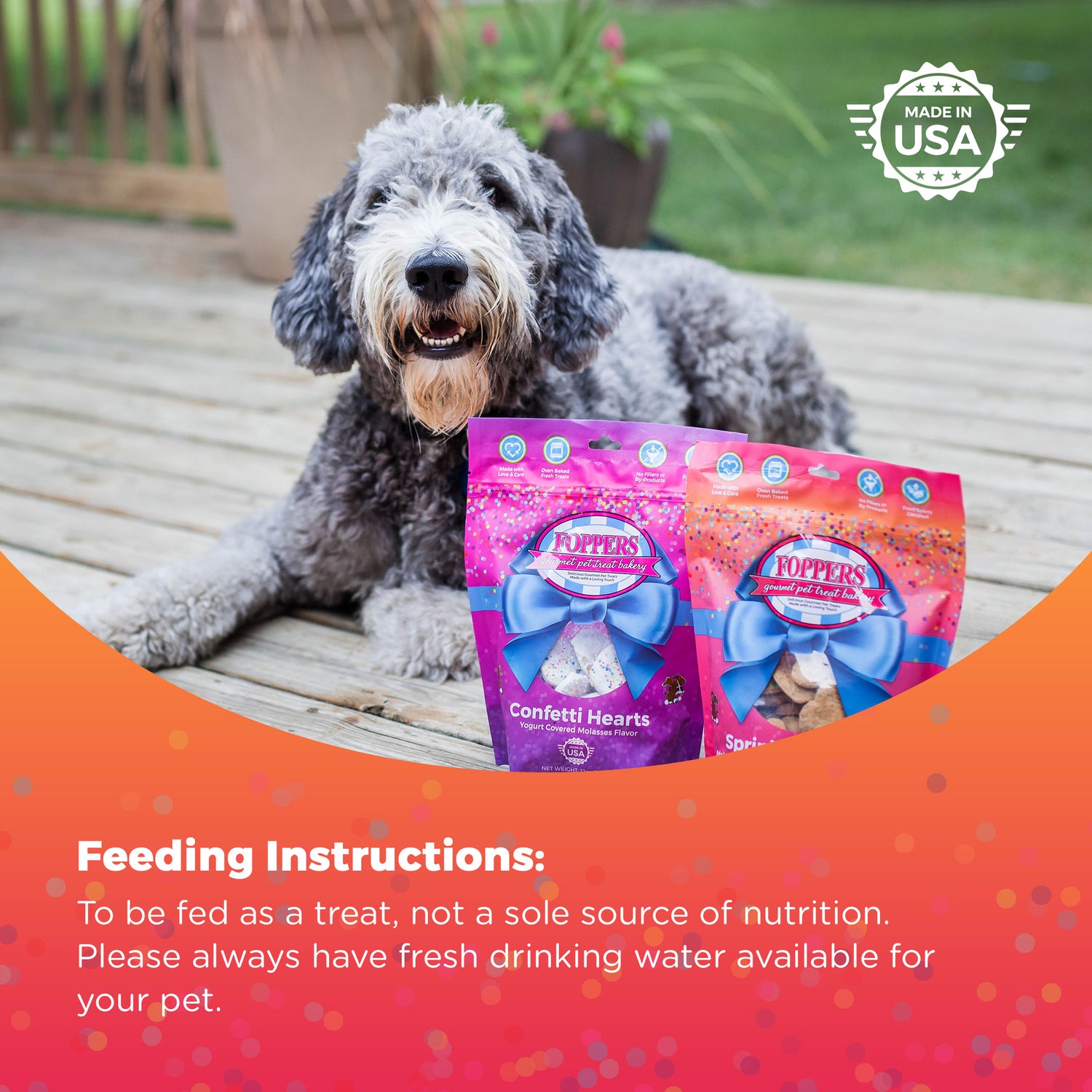 Feeding instructions: to be fed as a treat, not a sole source of nutrition. Please always have fresh drinking water available for your pet.